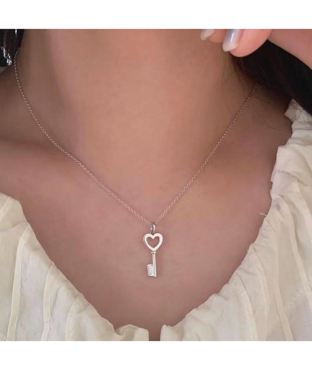 TIFFANY&CO Серебряное серебряное колье, фото 5