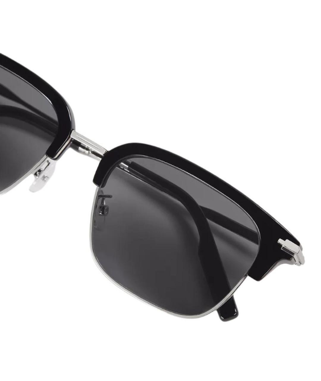CHRISTIAN DIOR Черные металлические солнцезащитные очки, фото 3