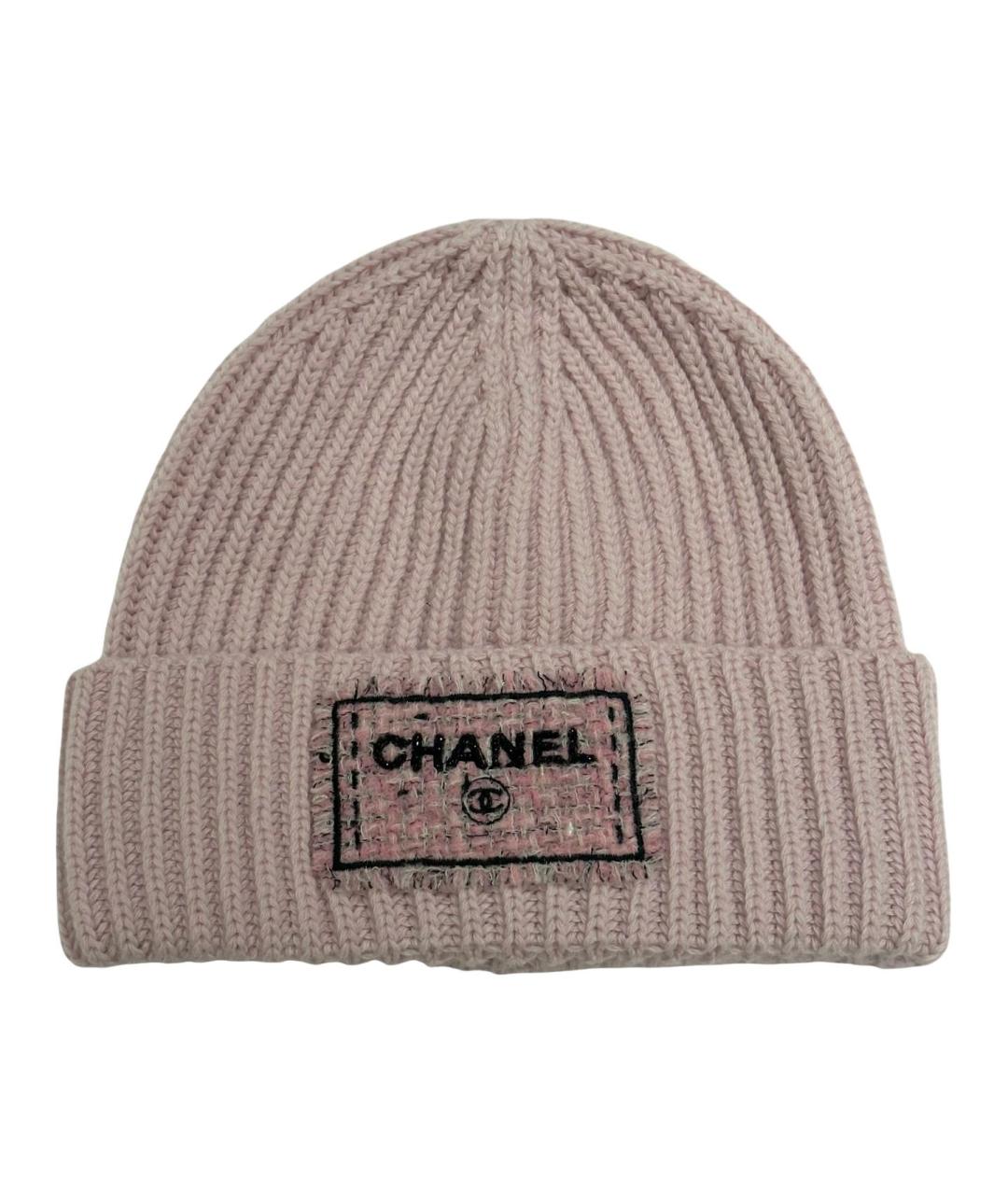 CHANEL Бежевая шапка, фото 1