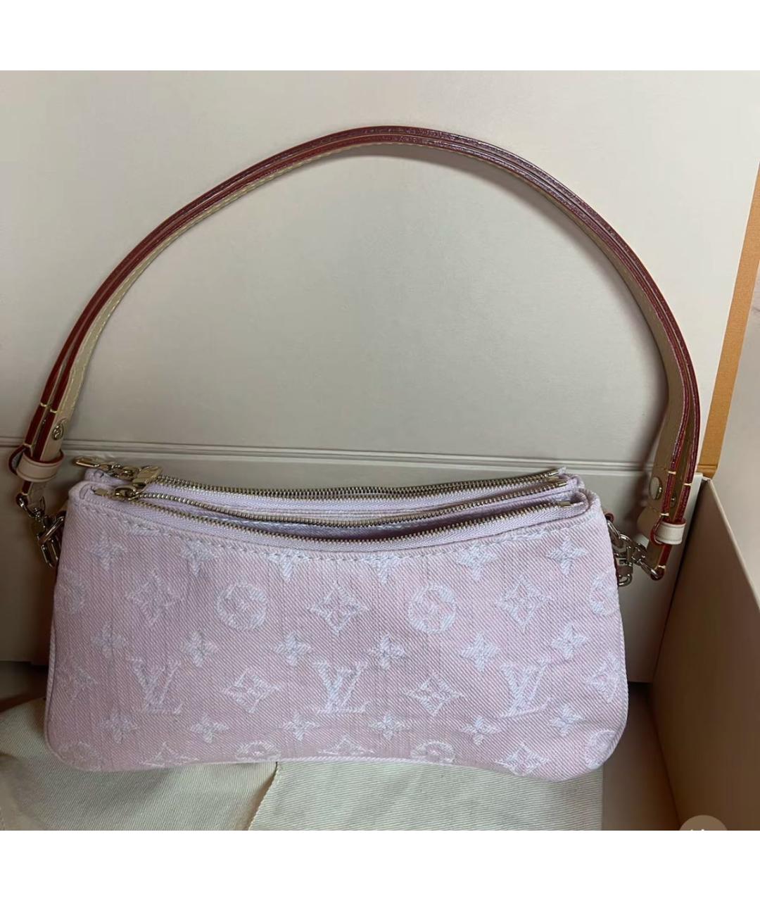 LOUIS VUITTON Розовая сумка через плечо, фото 4