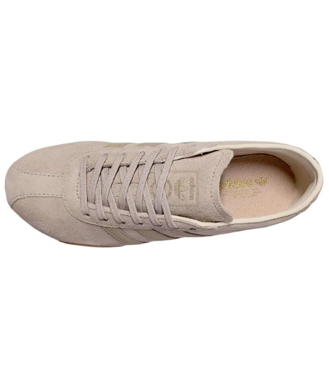 ADIDAS Бежевые замшевые кеды, фото 4