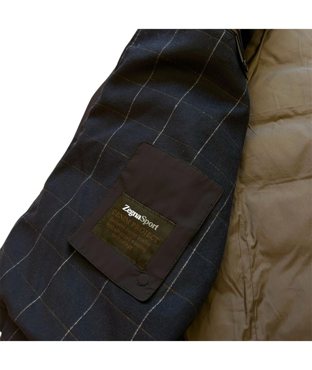 ZEGNA Темно-синий пуховик, фото 3