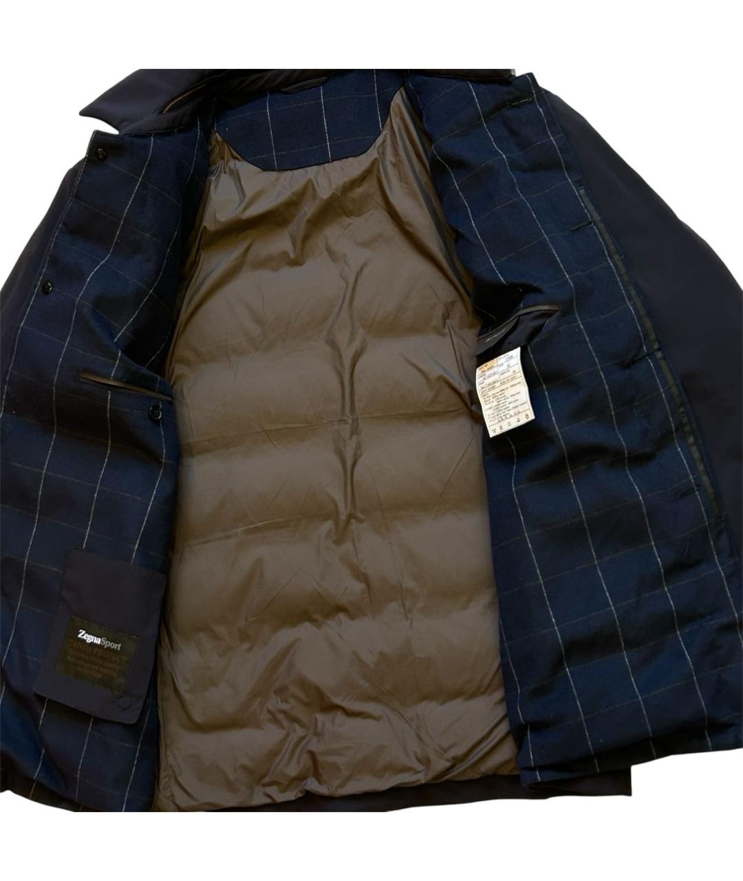 ZEGNA Темно-синий пуховик, фото 2