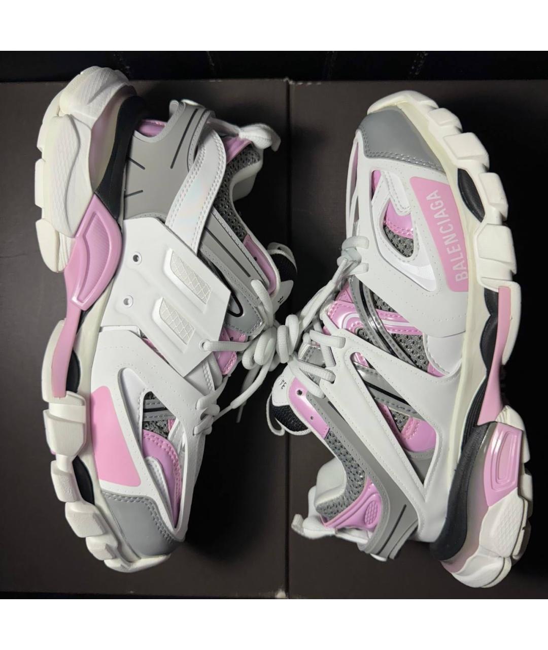 BALENCIAGA Белые текстильные кроссовки, фото 8