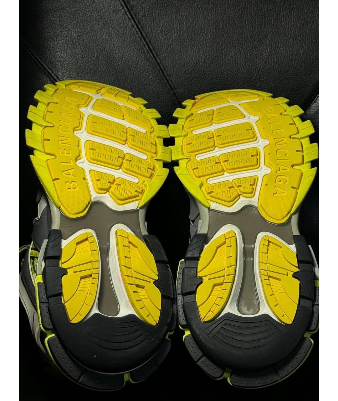 BALENCIAGA Желтые текстильные кроссовки, фото 7