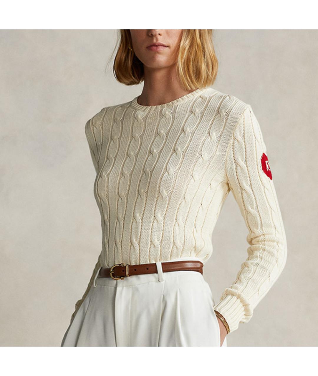 POLO RALPH LAUREN Бежевый джемпер / свитер, фото 2