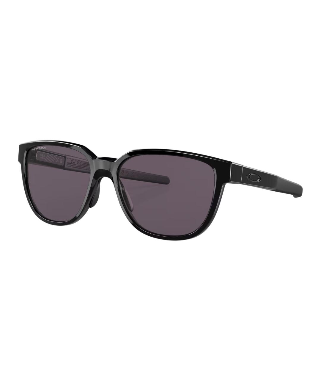 OAKLEY Черные пластиковые солнцезащитные очки, фото 1