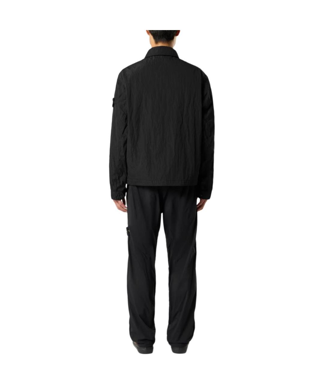 STONE ISLAND Черная куртка, фото 4