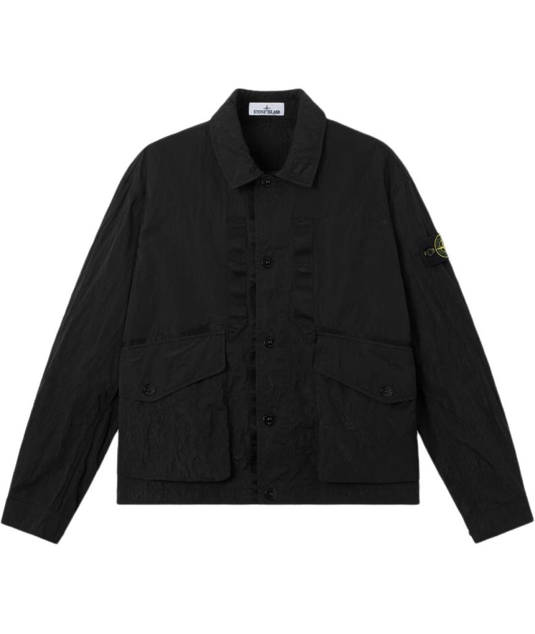 STONE ISLAND Черная куртка, фото 1