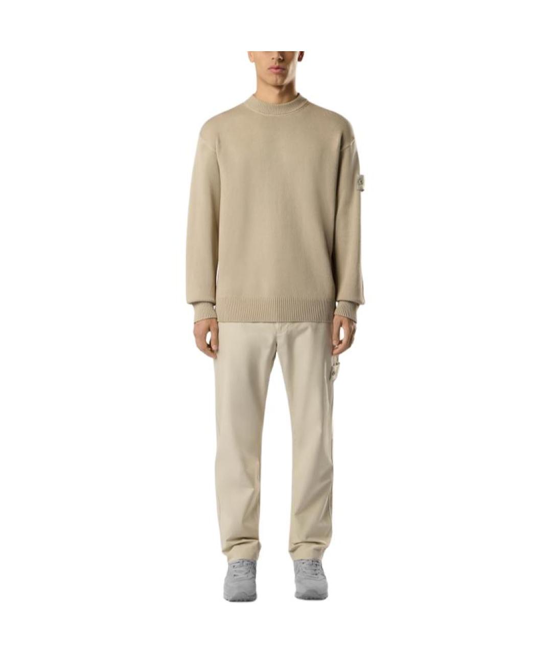 STONE ISLAND Коричневый джемпер / свитер, фото 5