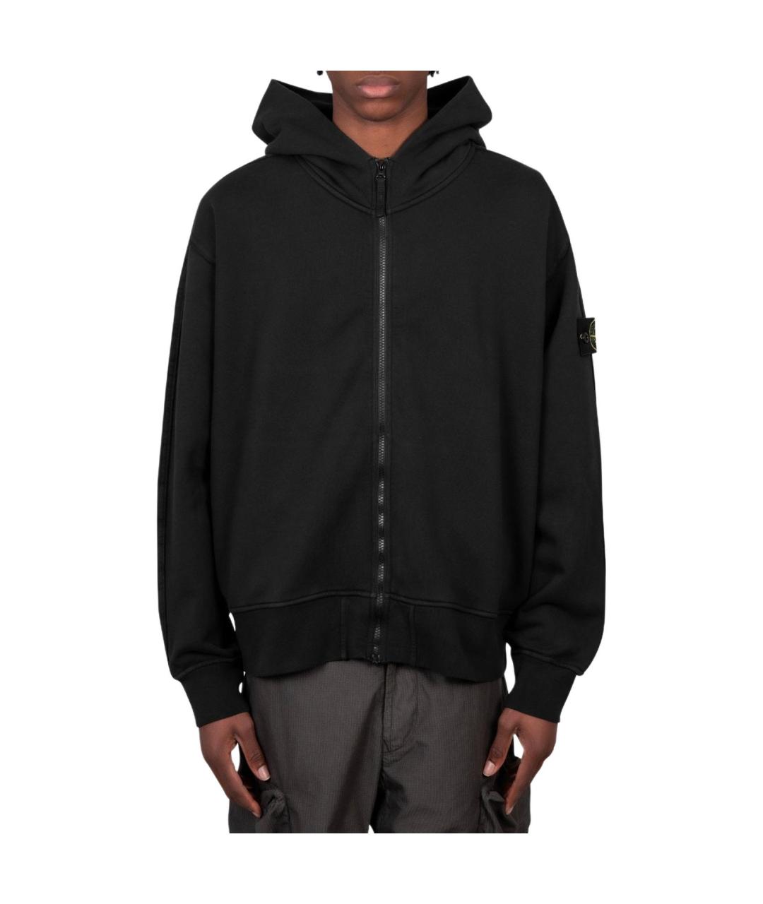 STONE ISLAND Черная куртка, фото 3