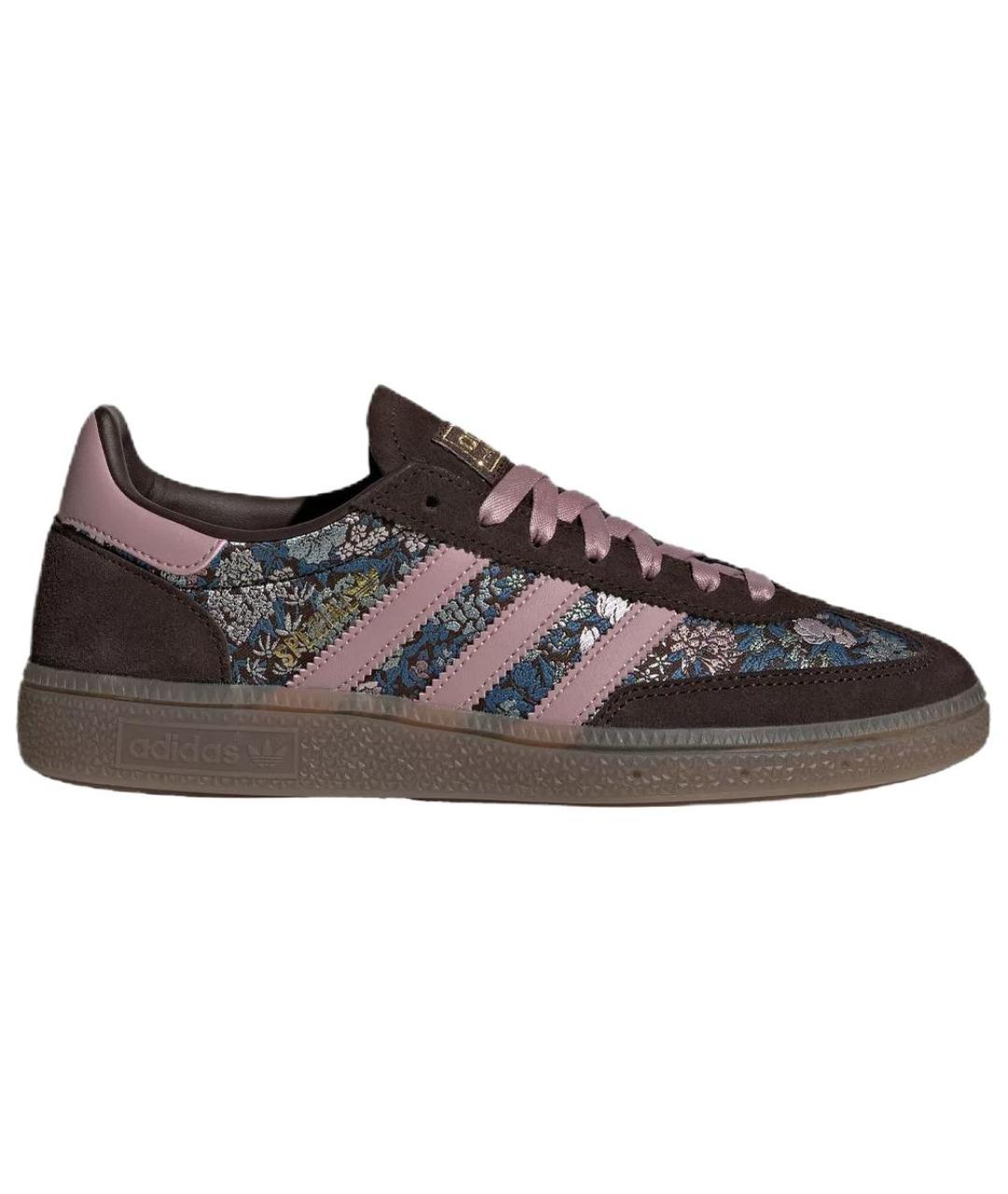 ADIDAS Коричневые кожаные кроссовки, фото 1