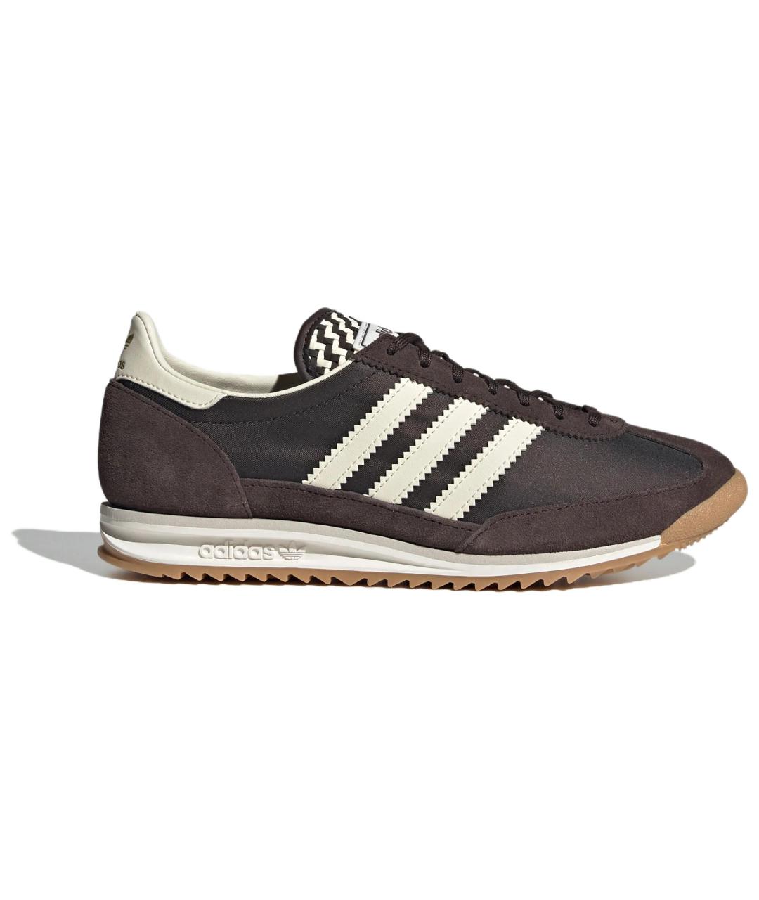 ADIDAS Коричневые кожаные кроссовки, фото 1