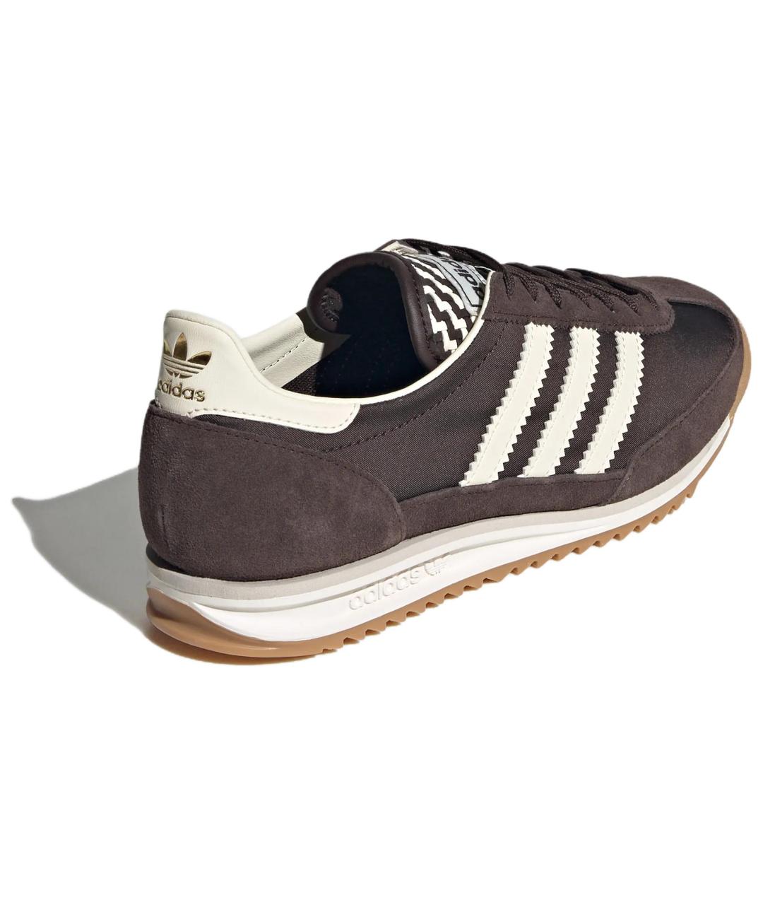 ADIDAS Коричневые кожаные кроссовки, фото 3