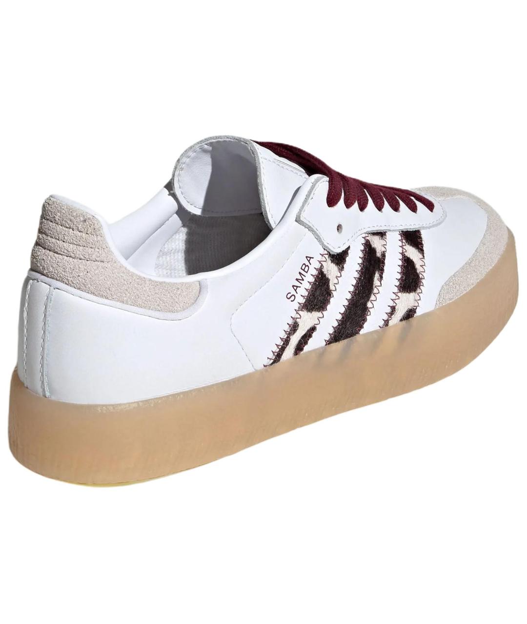ADIDAS Белые кожаные кеды, фото 4
