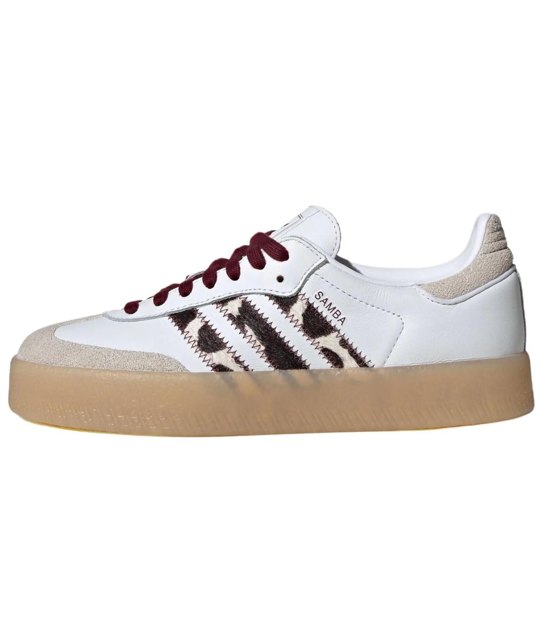 ADIDAS Белые кожаные кеды, фото 2