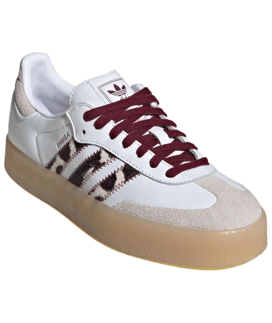 ADIDAS Белые кожаные кеды, фото 3