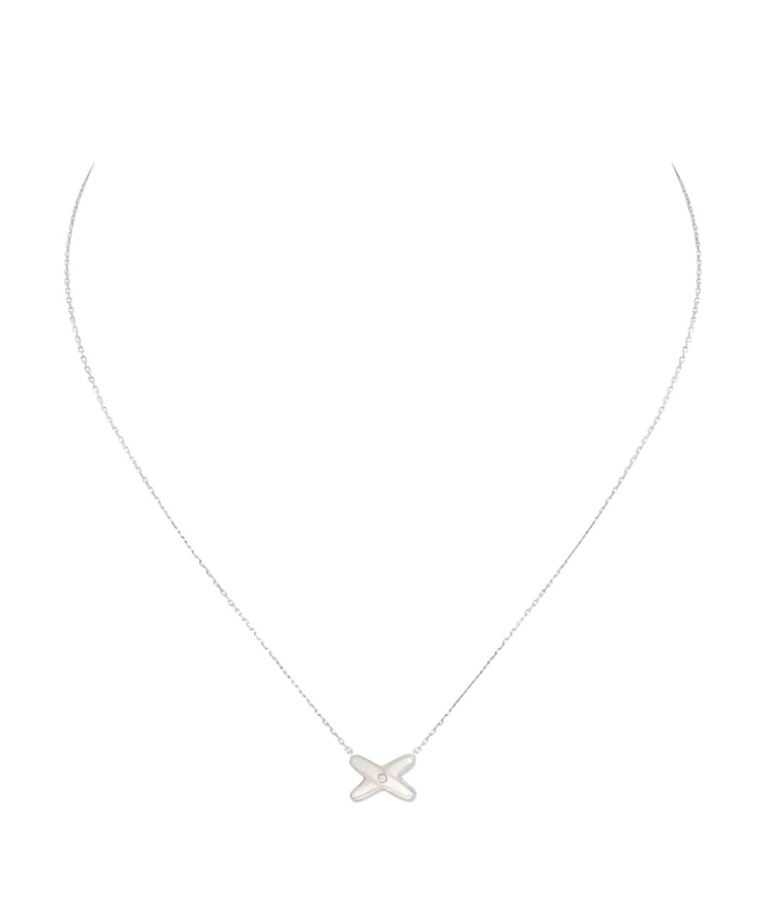 CHAUMET Белое колье из белого золота, фото 1