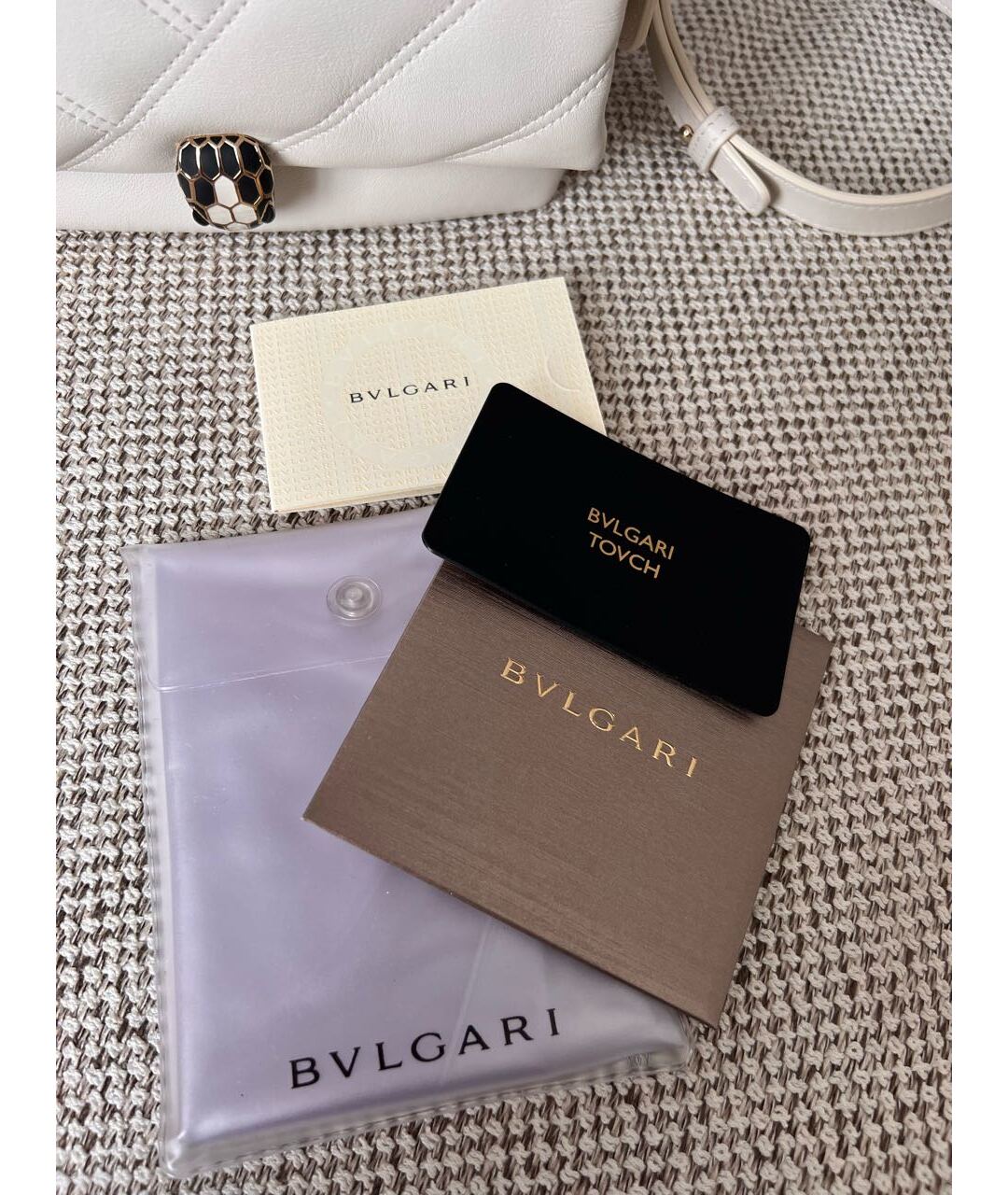 BVLGARI Бежевый кожаный рюкзак, фото 6