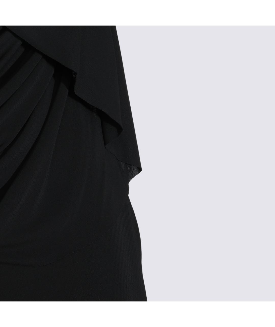 LANVIN Черный вискозный комбинезон, фото 4