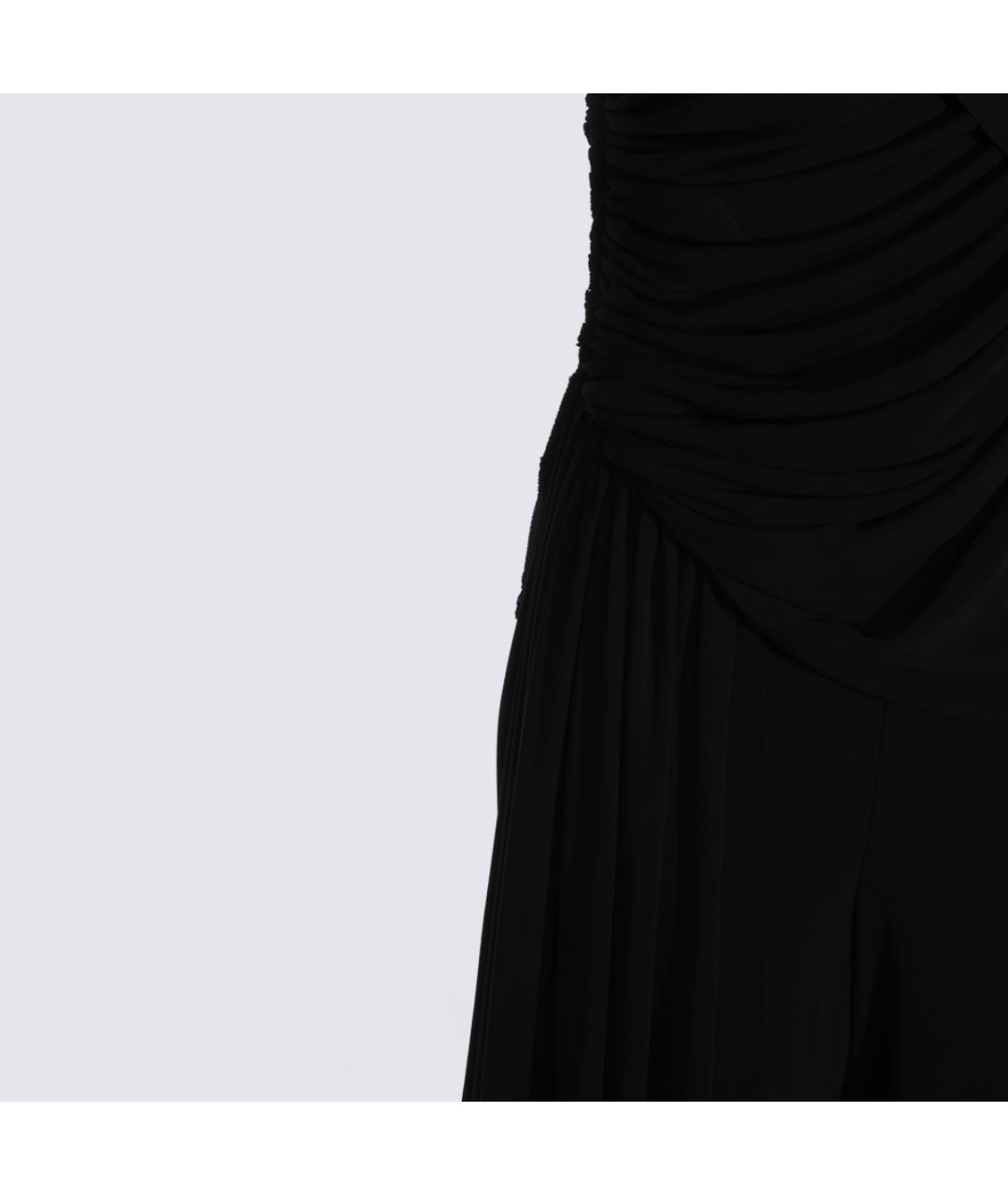 LANVIN Черный вискозный комбинезон, фото 3