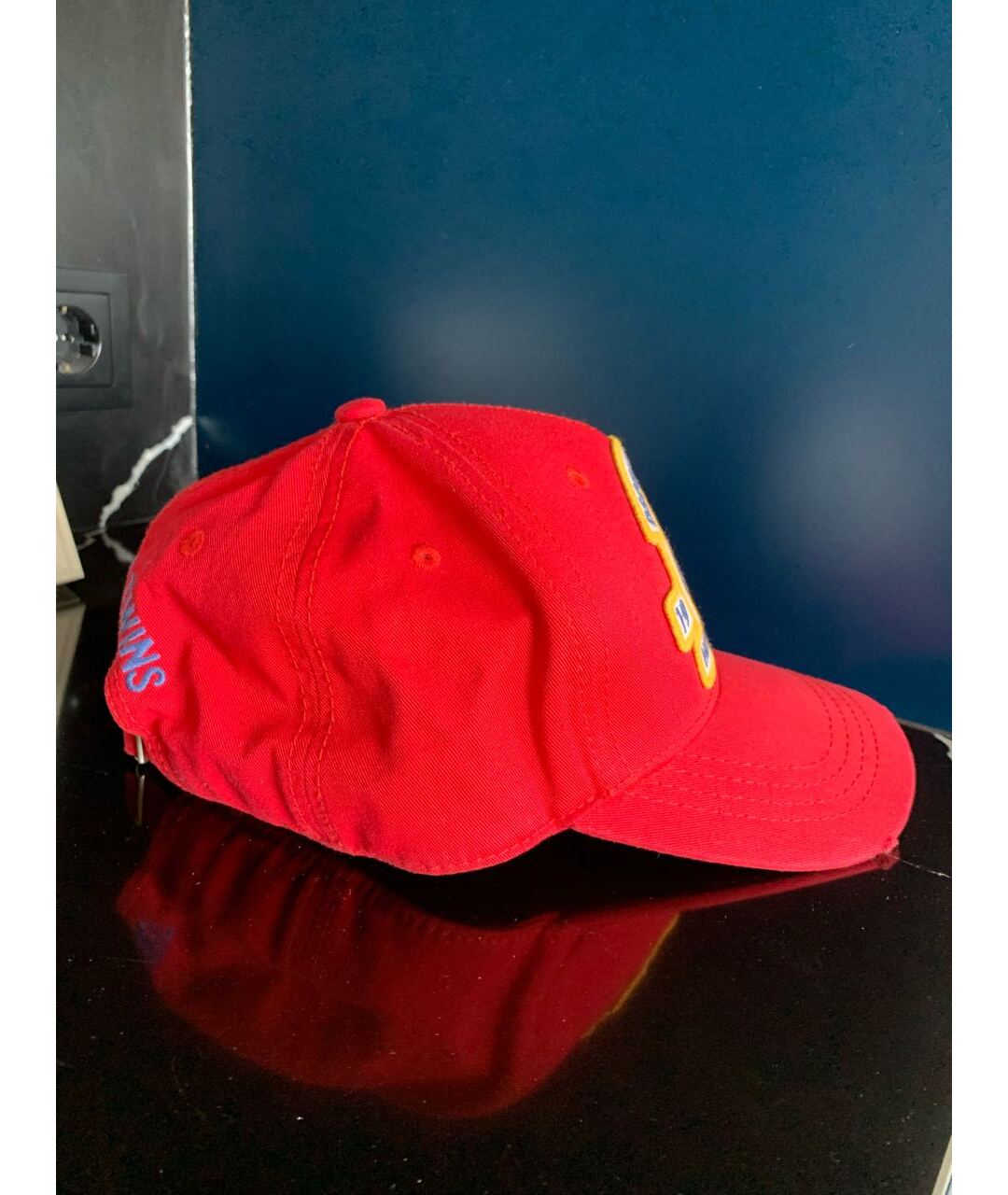 DSQUARED2 Красная хлопковая кепка/бейсболка, фото 2