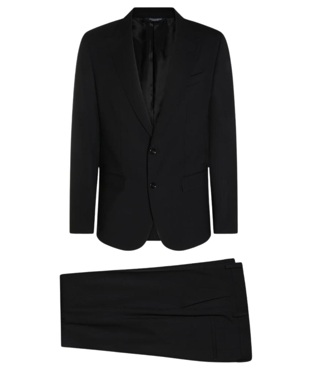 DOLCE&GABBANA Черный классический костюм, фото 1