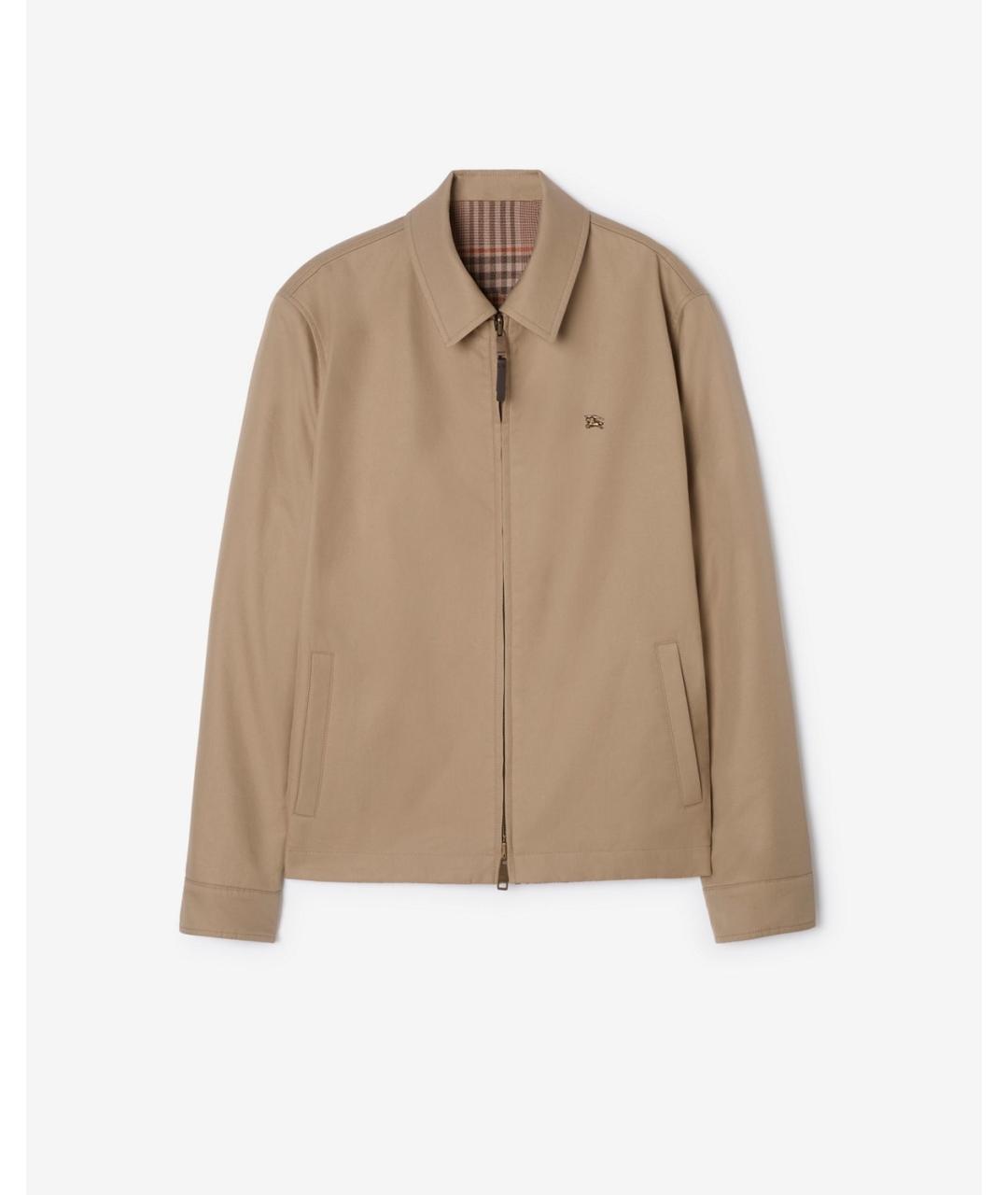 BURBERRY Бежевая шерстяная куртка, фото 4