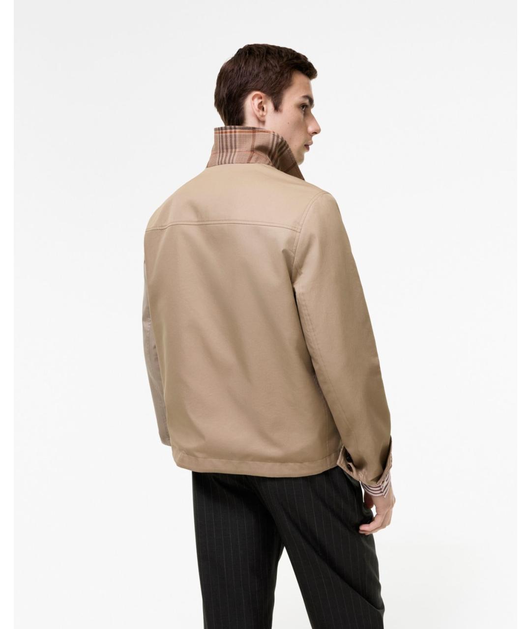 BURBERRY Бежевая шерстяная куртка, фото 2