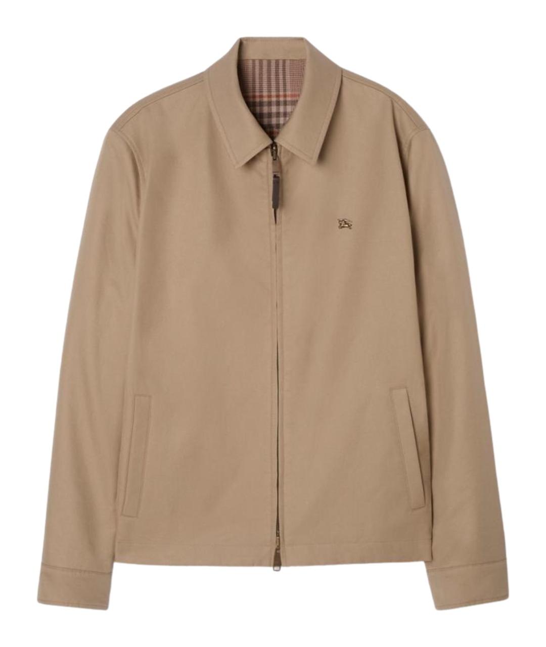 BURBERRY Бежевая шерстяная куртка, фото 1