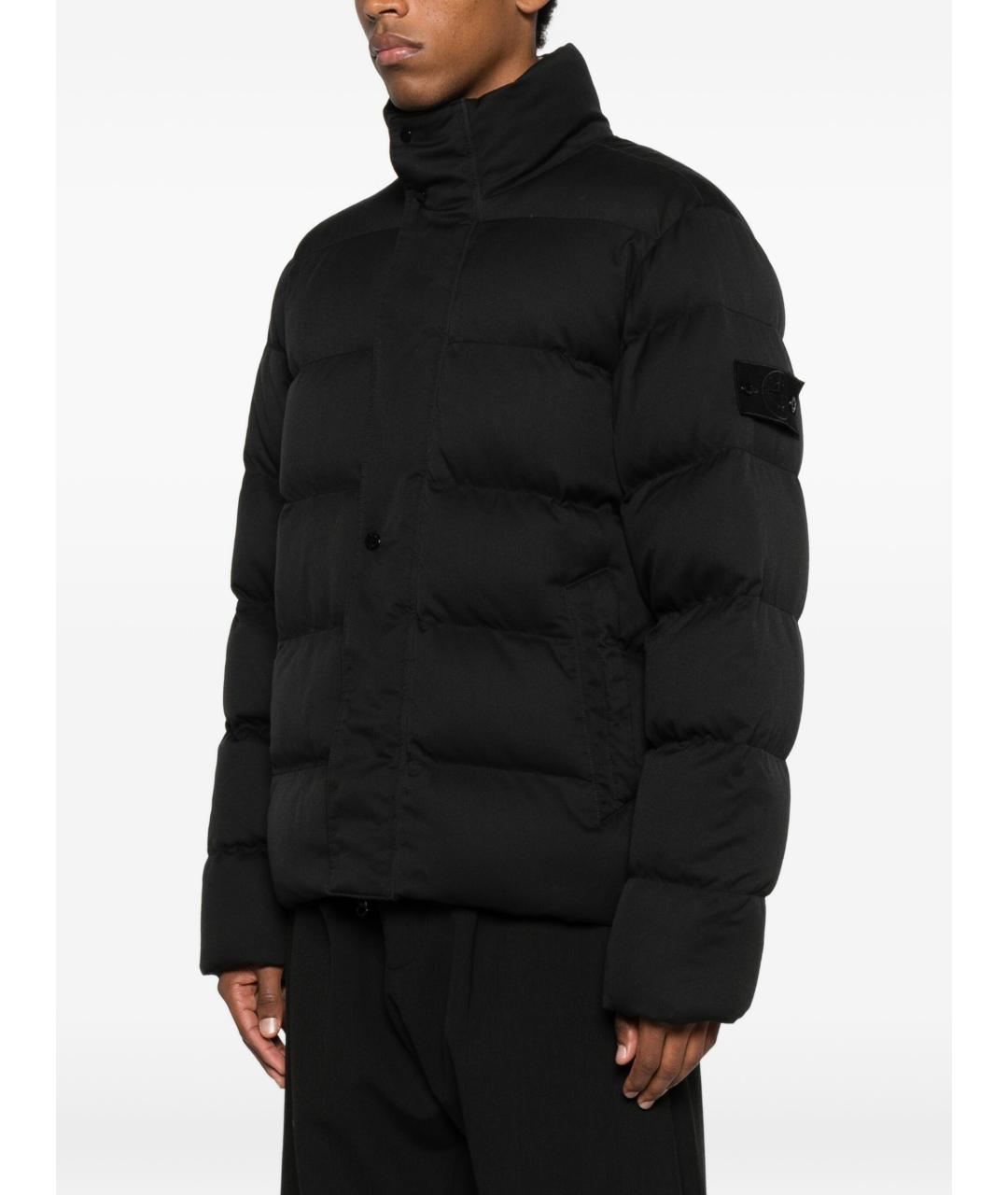 STONE ISLAND Черная куртка, фото 2