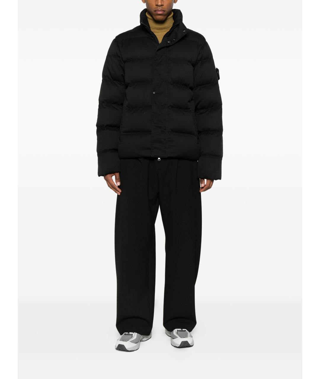 STONE ISLAND Черная куртка, фото 4