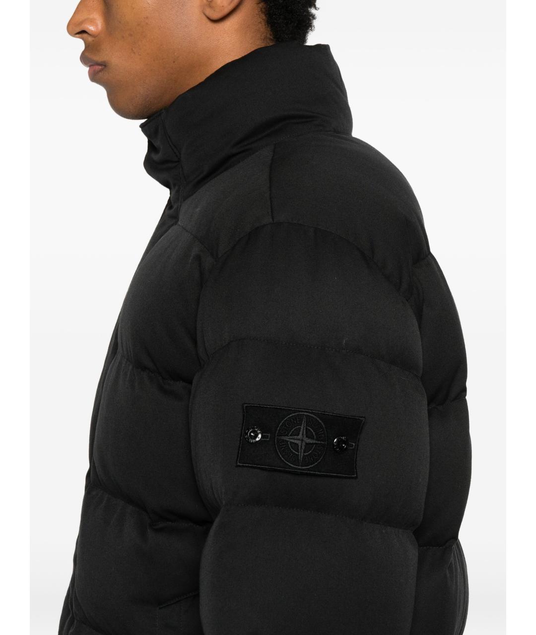 STONE ISLAND Черная куртка, фото 5
