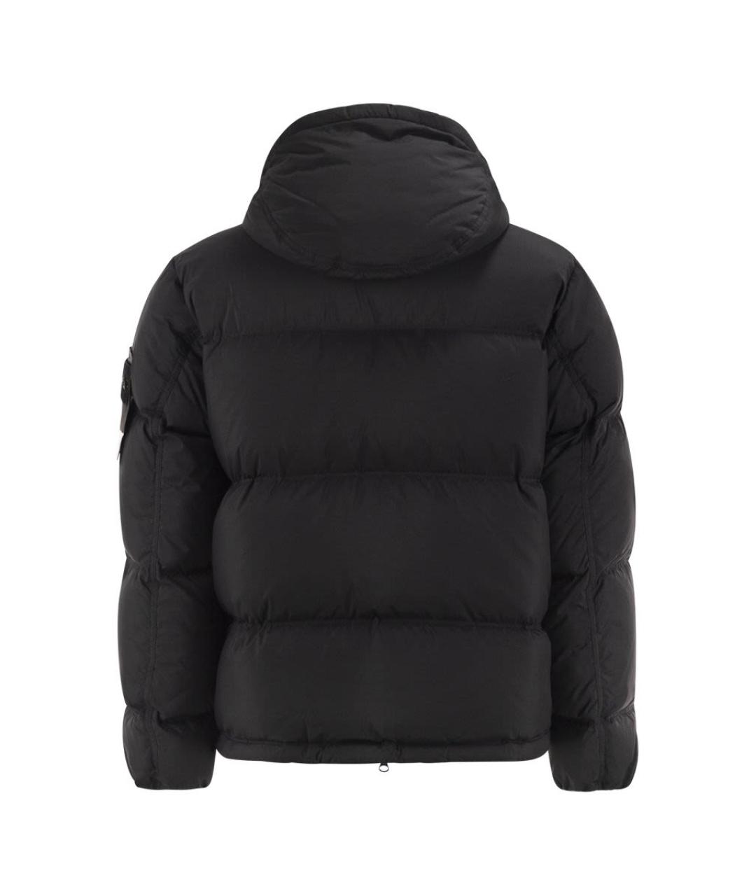 STONE ISLAND Черная полиамидовая куртка, фото 2