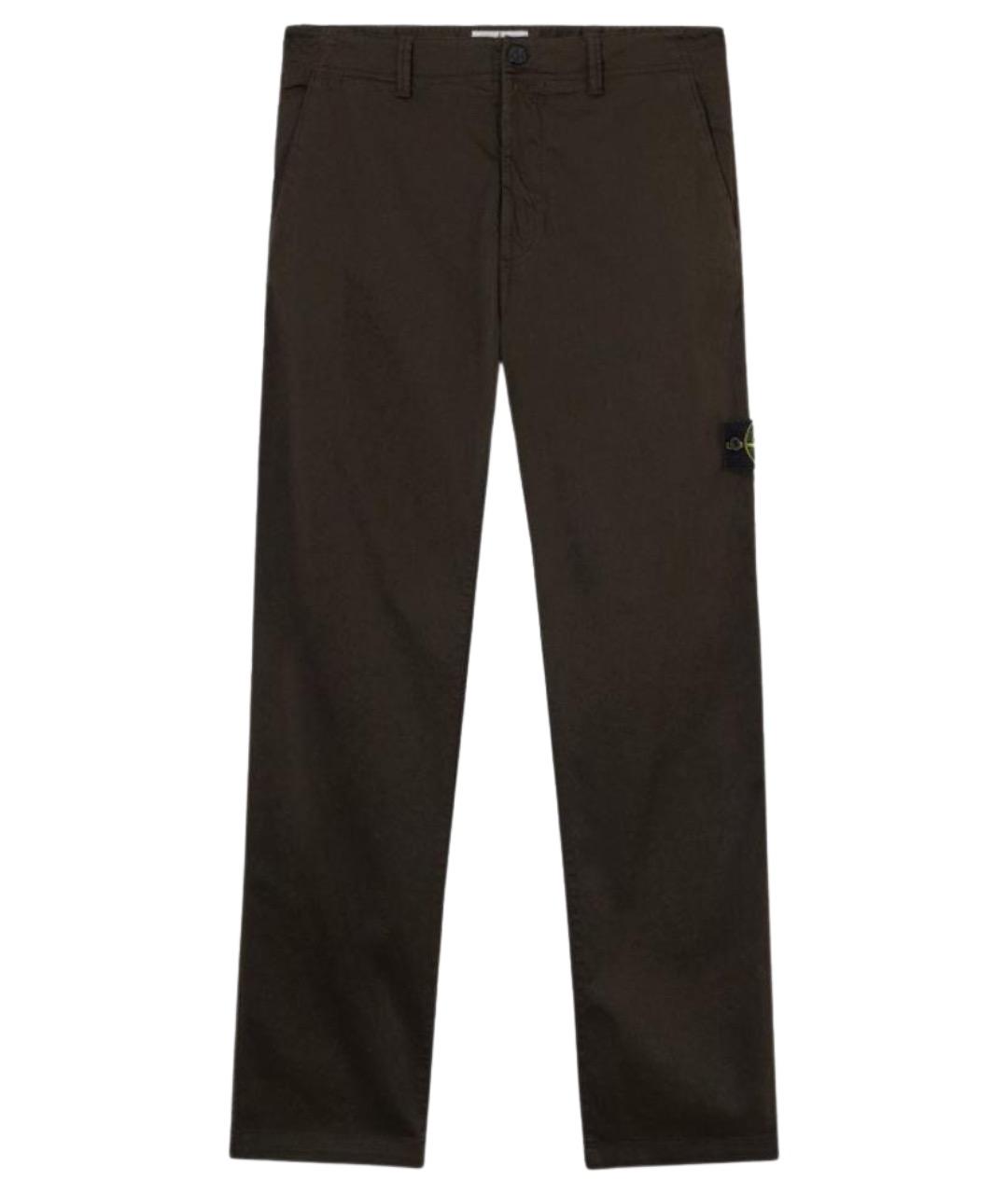 STONE ISLAND Хлопковые повседневные брюки, фото 1
