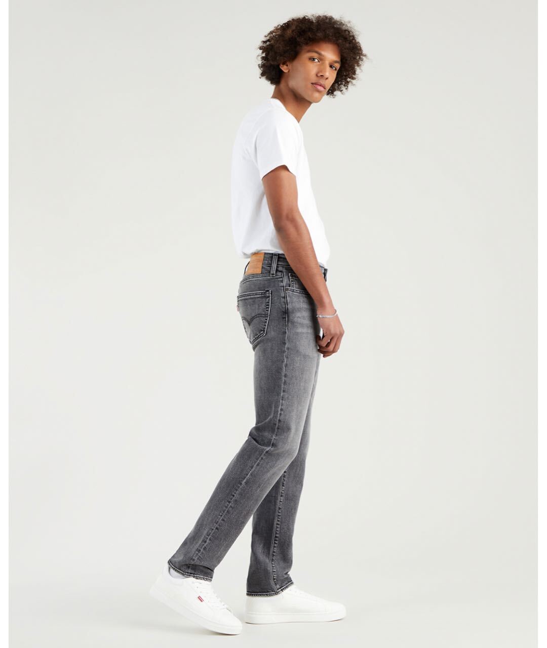LEVI'S Серые хлопко-лиоцелловые джинсы скинни, фото 6