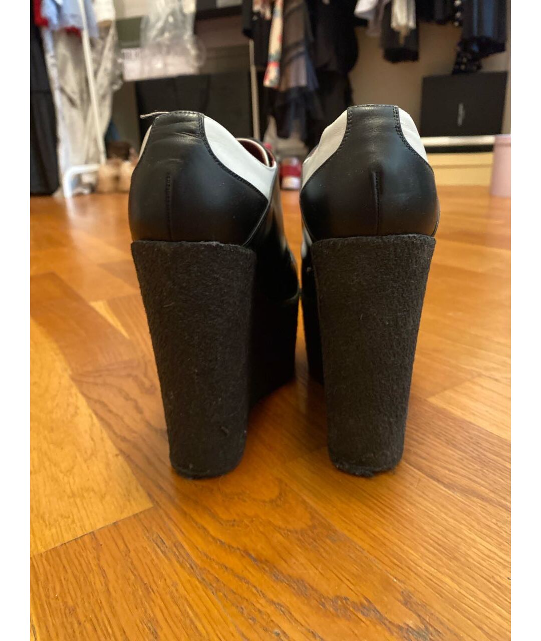 CELINE PRE-OWNED Черные кожаные ботинки, фото 4