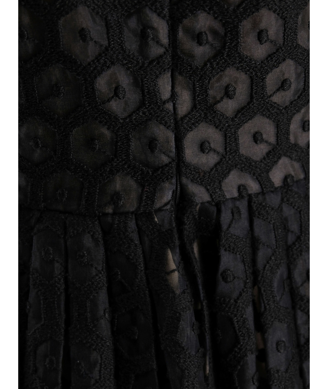 GIAMBATTISTA VALLI Черное хлопковое повседневное платье, фото 4