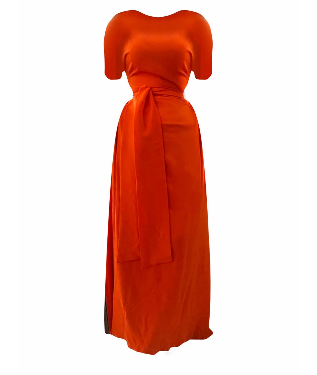 ALEXANDER TEREKHOV Оранжевое шелковое вечернее платье, фото 1