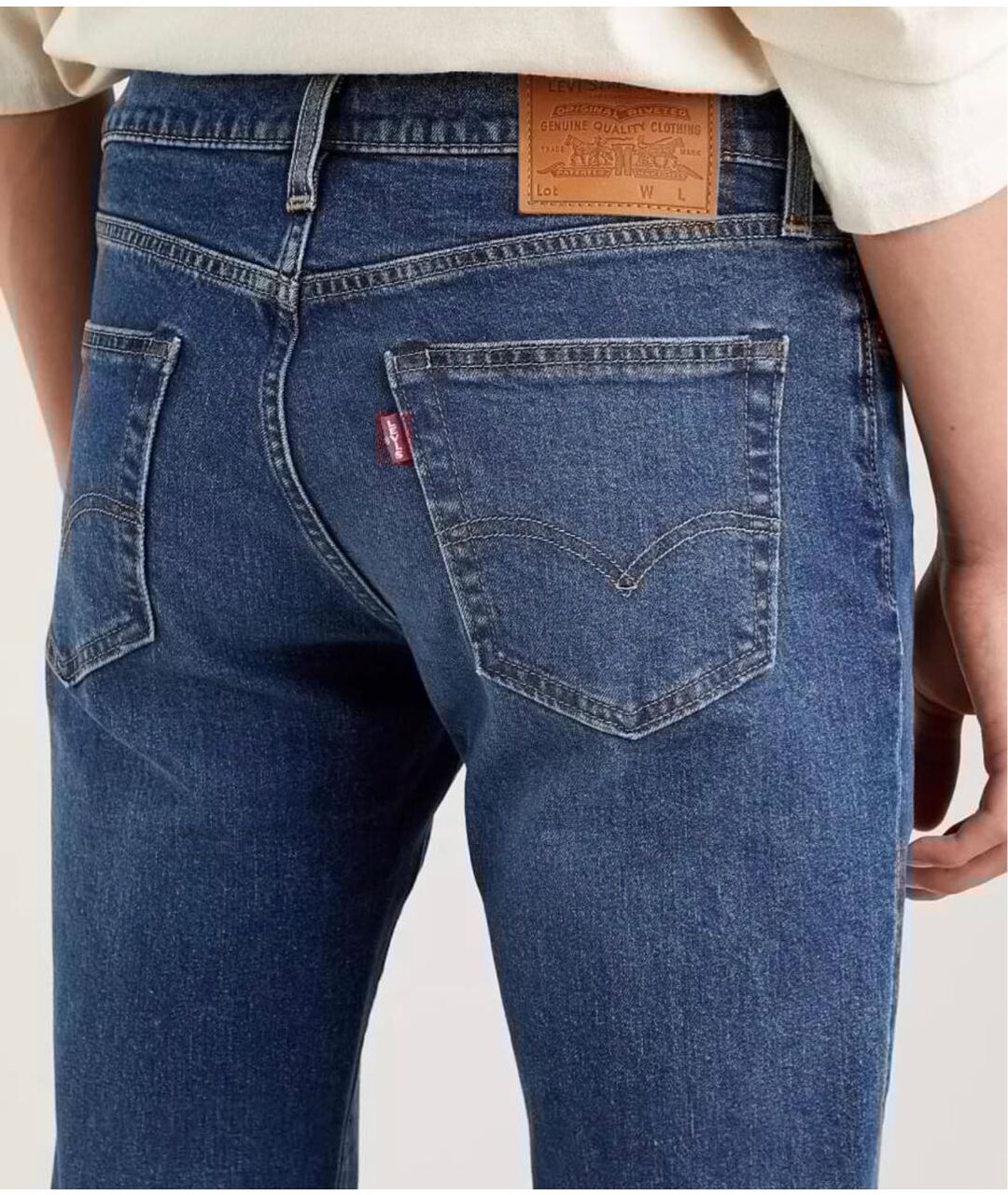 LEVI'S Синие хлопко-лиоцелловые джинсы скинни, фото 5