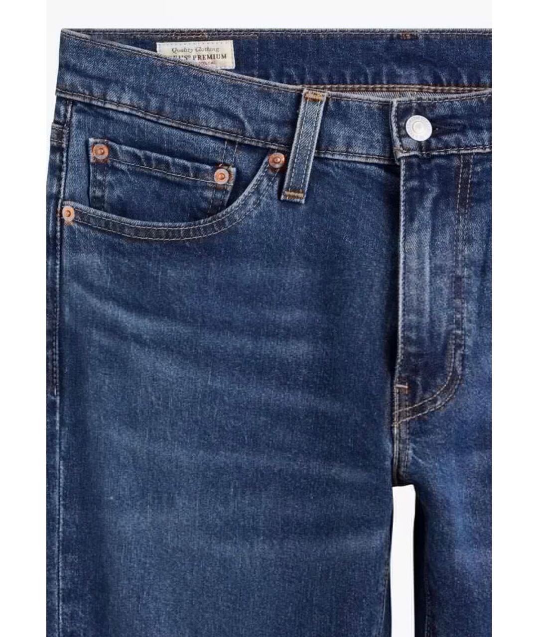 LEVI'S Синие хлопко-лиоцелловые джинсы скинни, фото 7