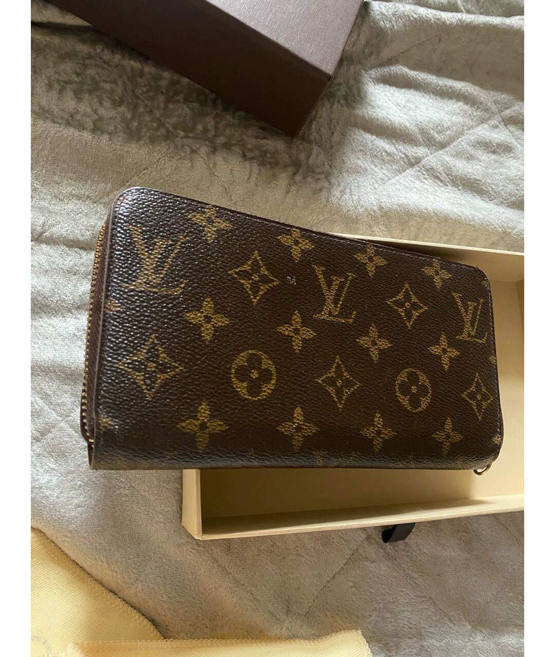 LOUIS VUITTON PRE-OWNED Коричневый полиуретановый кошелек, фото 2