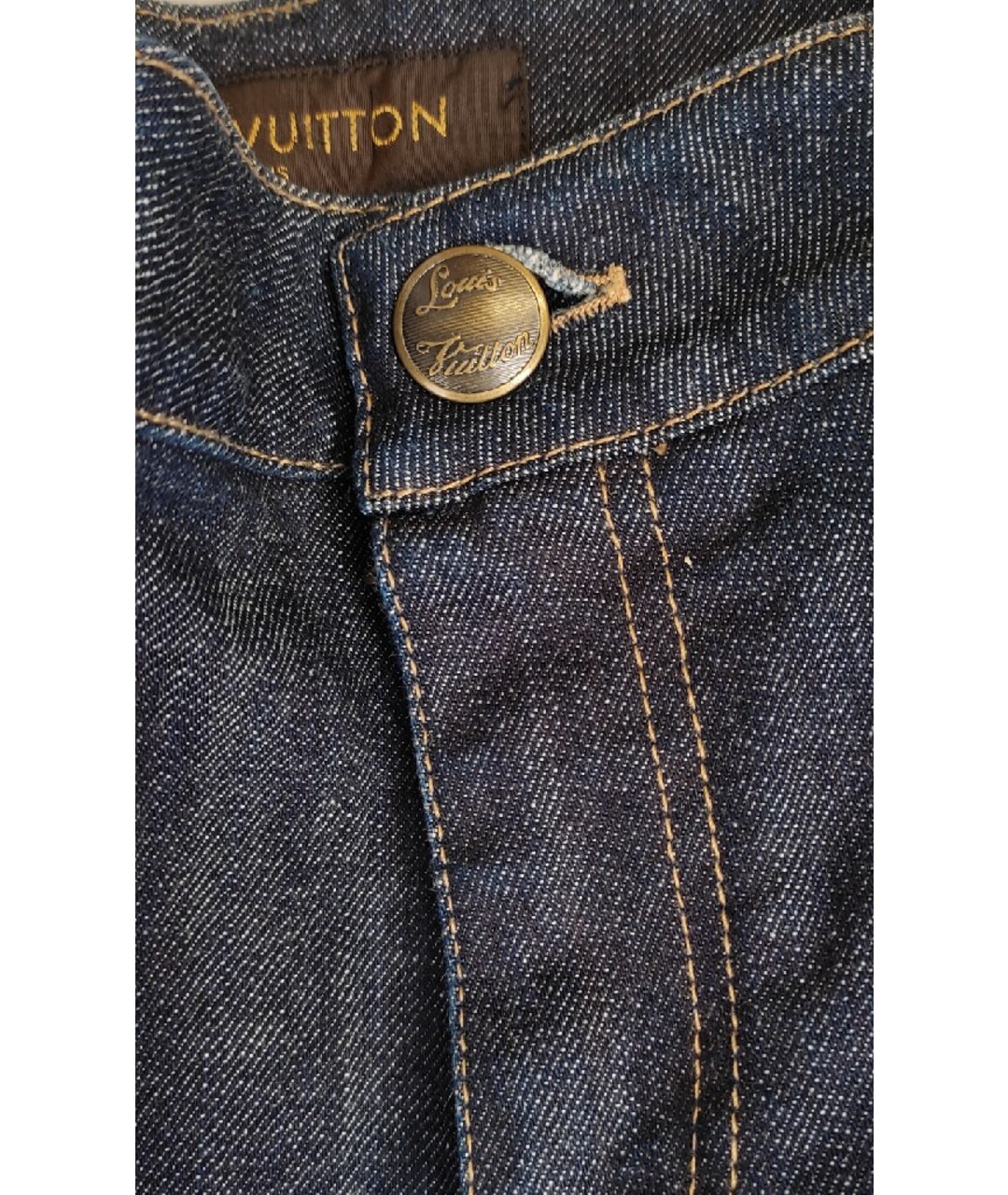 LOUIS VUITTON PRE-OWNED Синие хлопковые шорты, фото 5