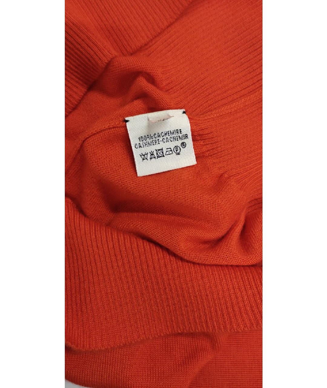 HERMES PRE-OWNED Оранжевый кашемировый джемпер / свитер, фото 7