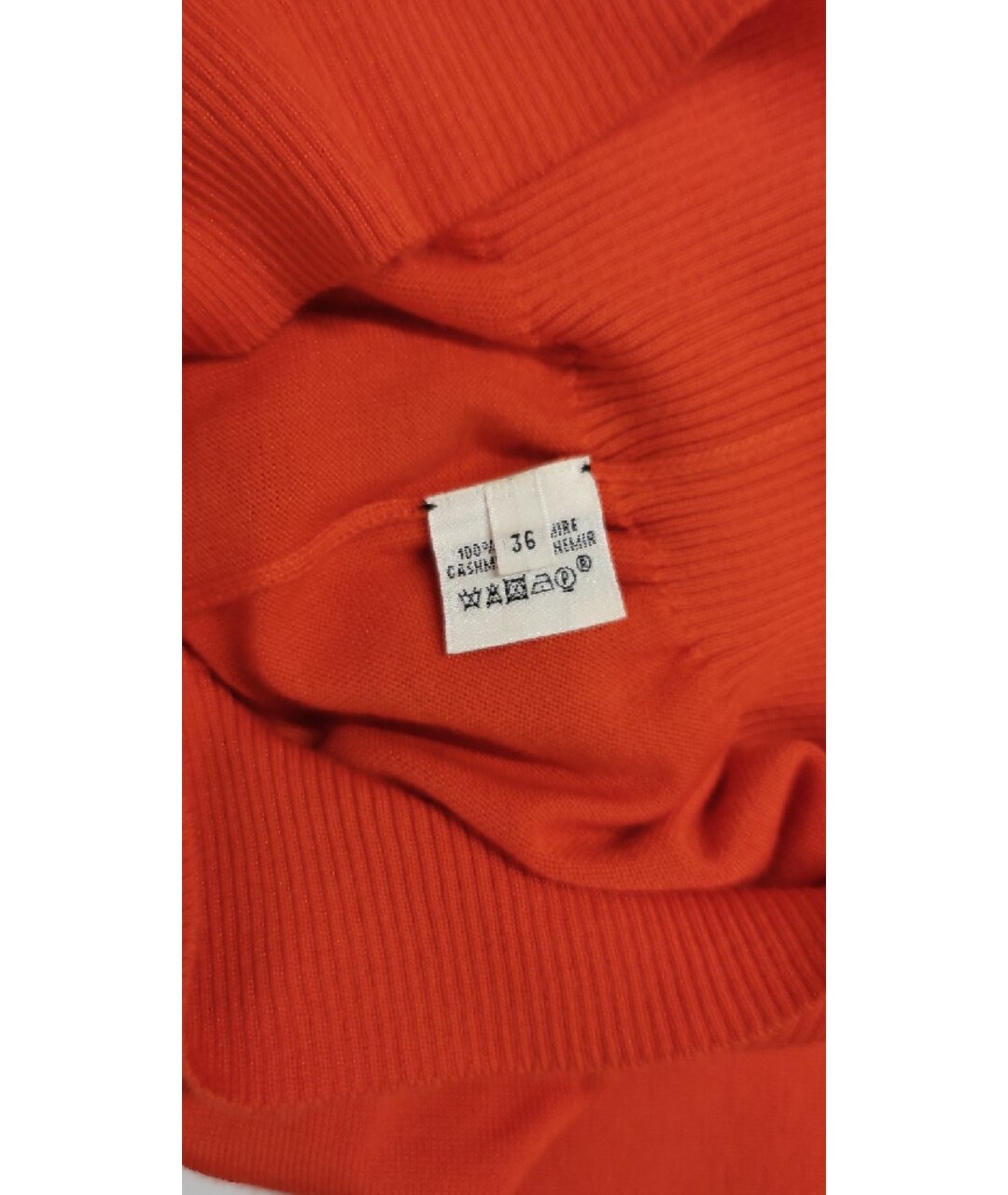 HERMES PRE-OWNED Оранжевый кашемировый джемпер / свитер, фото 6