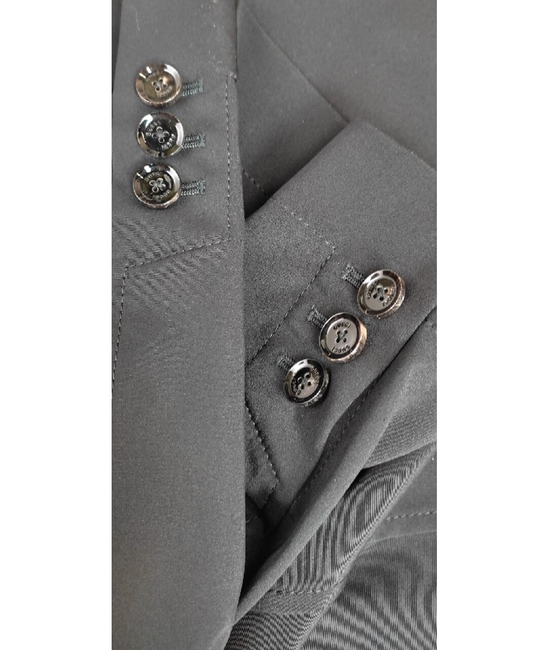 GUCCI Черный шелковый жакет/пиджак, фото 7