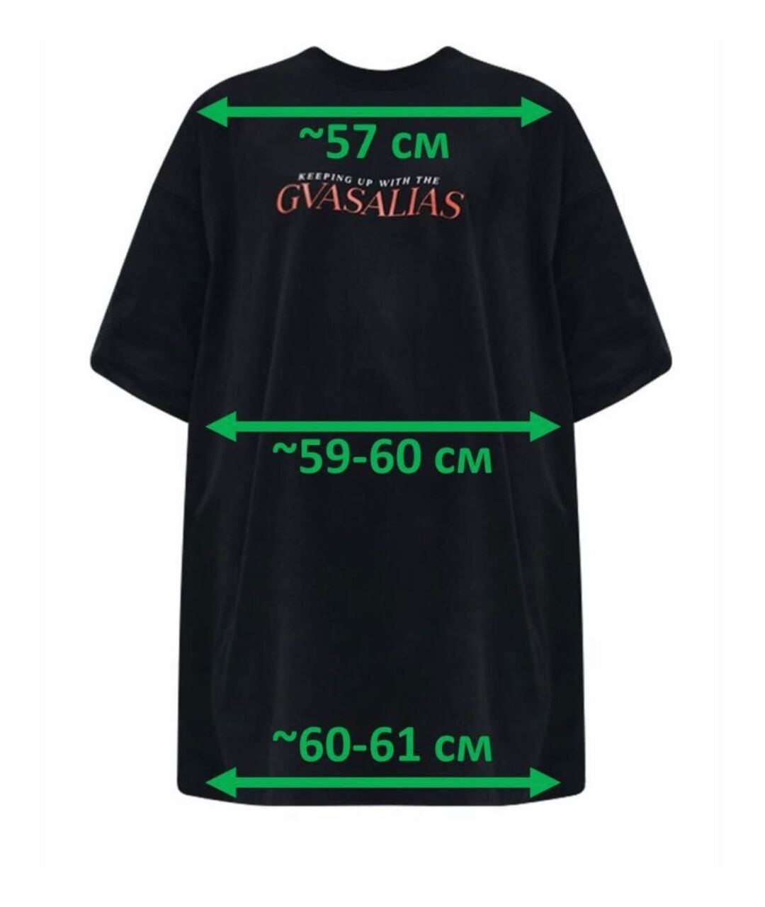 VETEMENTS Черная хлопковая футболка, фото 3