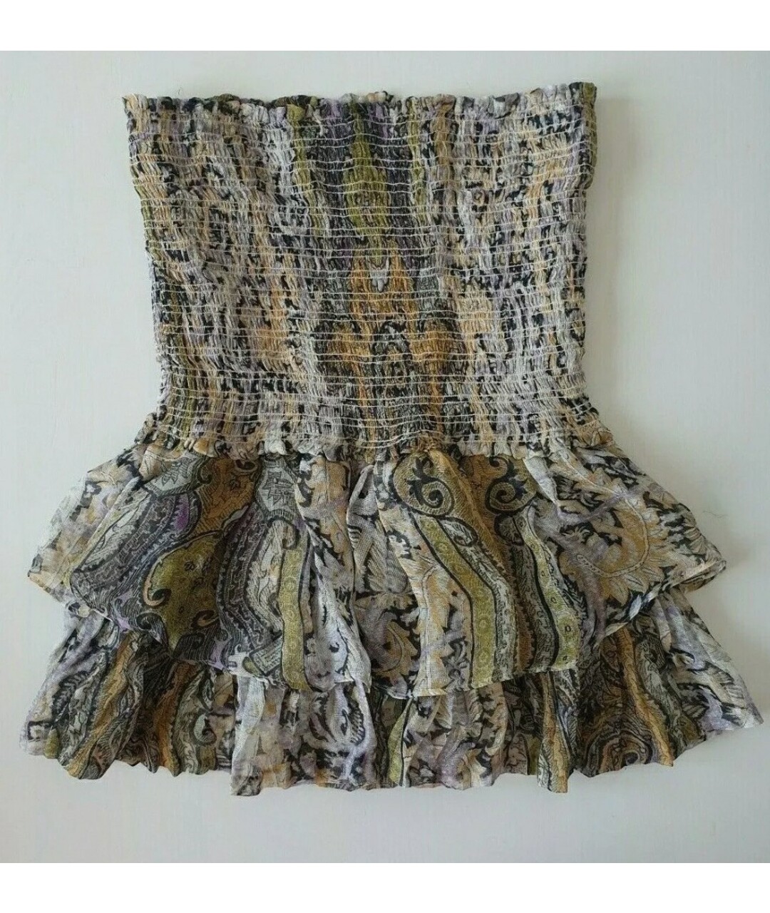 ISABEL MARANT Мульти шелковая юбка мини, фото 2