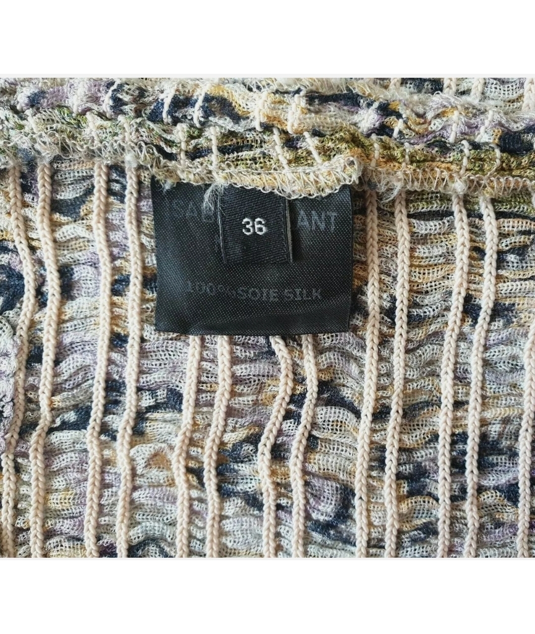 ISABEL MARANT Мульти шелковая юбка мини, фото 4