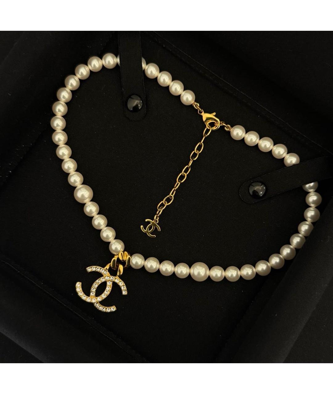 CHANEL Золотое колье, фото 3
